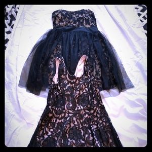 Off shoulder lace dress